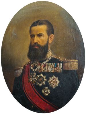 pictură de șevalet - Petrescu, Nicolae Mogoș; Carol I