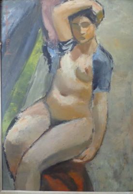 Pictură de șevalet - Bosnief Paraschivescu, Colette; Nud