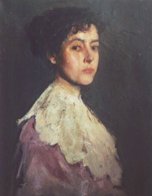 pictură de șevalet - Baba, Corneliu; Portret de fată (E. H. Marinescu)