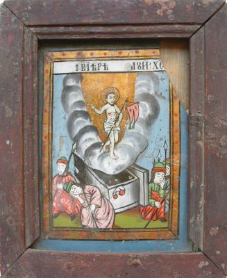 icoană - Ioan Pop de la Făgăraș; Învierea lui Iisus