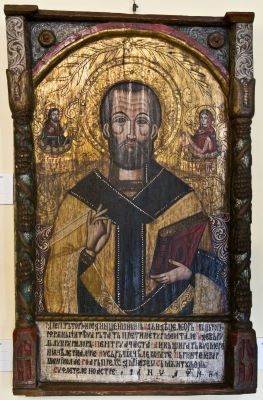 icoană pe lemn; Icoană de catapeteasmă - Stan Zugrav; Sf. Ierarh Nicolae