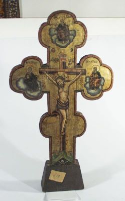 cruce de lemn - Vasile Zugravul din Săliște; Ioan Zugravul din Orăștie; Răstignirea