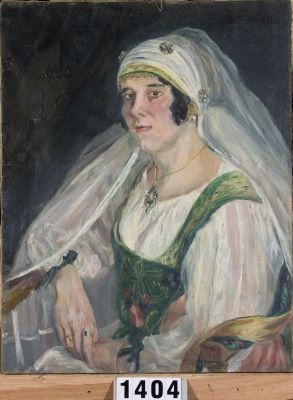 pictură de șevalet - Bielz, Henriette; Doamna Schubbe