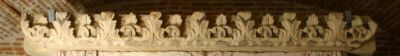 Friză din portalul bisericii mari a Mănăstirii Văcărești