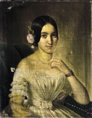 pictură de șevalet - Weidner, Iosif; Portret de femeie