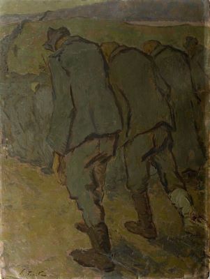 pictură de șevalet - Tonitza, Nicolae; Convoi de prizonieri