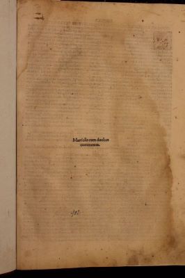 incunabul - MARTIALIS, MARCUS VALERIUS; Epigrammata, cum commentariis Domitii Calderini et Georgii Merulae