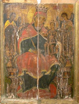 icoană - Simon din Bălgrad; Maica Domnului cu Pruncul