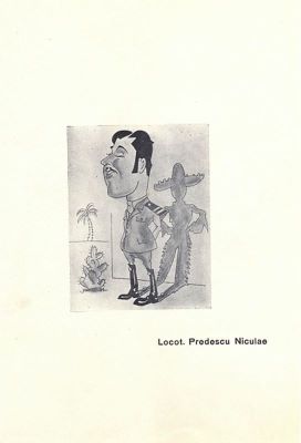 album - H. Lehrer, L. Cremen; Reg. 3 Călărași ”gen. David Praporgescu” în caricatură