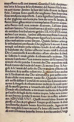 incunabul - SAVONAROLA, HIERONYMUS; Predica fatta il 28. Ottobre 1496.