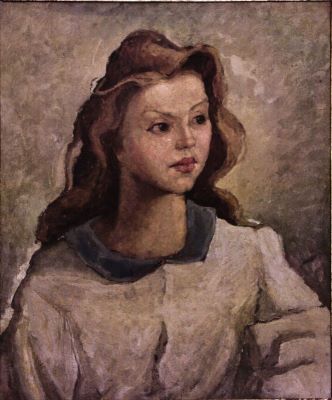 pictură - Ressu, Camil; Portret de fată