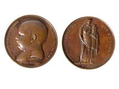 Medalie dedicată nașterii regelui Romei