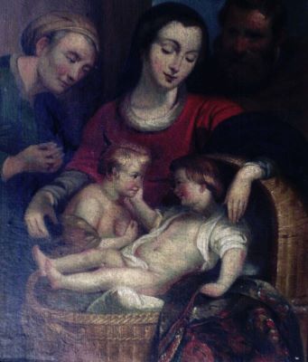 pictură - Tattarescu, Gheorghe; Sfânta Familie