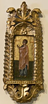 icoană pe lemn; Sf. Ioan Evanghelistul (Teologul, Bogoslovul); Icoană de catapeteasmă; Molenie