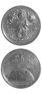 Medalie dedicată încoronării lui Carol VI ca împărat roman și aniversării zilei sale de naștere