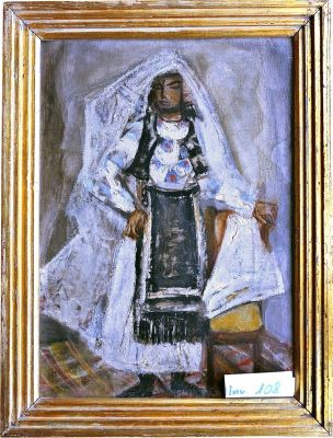 pictură de șevalet - Rădulescu, Magdalena; Țărancă