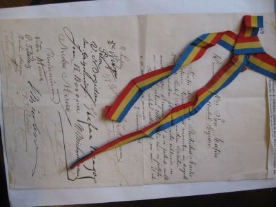 scrisoare de felicitare; scrisoare primită de Dr. Ioan Rațiu în închisoarea de la Seghedin