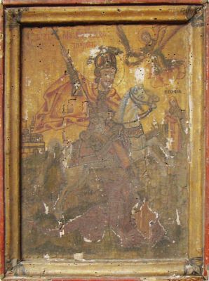 icoană - Vasile Munteanu din Săliște; Sf. Teodor Tiron