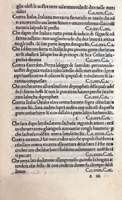 incunabul - SAVONAROLA, HIERONYMUS; Registro delle prediche fatte nel 1495