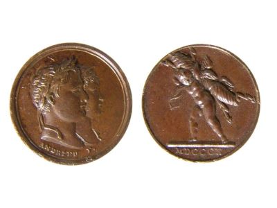 Medalie (jeton) dedicată căsătoriei lui Napoleon cu Maria Luisa