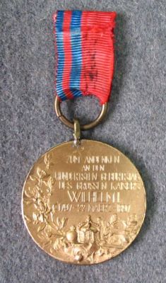 medalie comemorativă; Medalia comemorativă „WILHELM I”