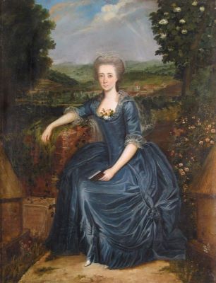 Pictură de șevalet - Stock, Johann Martin; Anna Maria von Huttern, soția primarului