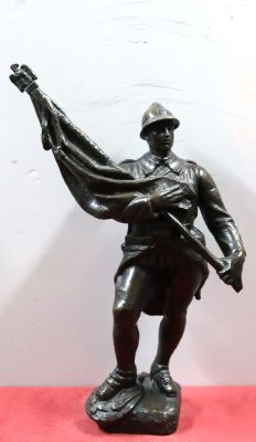 Sculptură mică - Mățăoanu, Dumitru; Ostaș român victorios