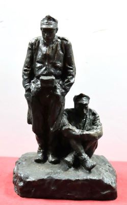 Sculptură mică - Han, Oscar; Ostași la 1917