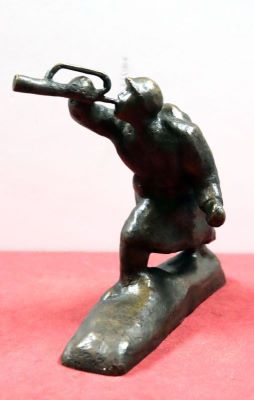 Sculptură mică - Paciurea, Dimitrie; Gornist român