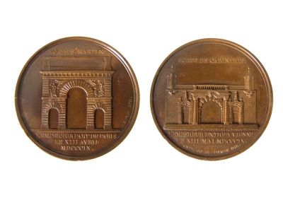 Medalie dedicată intrării lui Napoleon în Viena