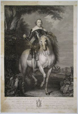 gravură - Morghen, Rafaello; (SC.); Toffanelli, Stefano; (DEL.);  Van Dyck, Anton; (PX.); Francesco de Moncada