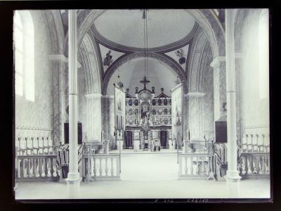 clișeu - Emil Fischer; Interiorul Catedralei greco-catolice din Blaj.