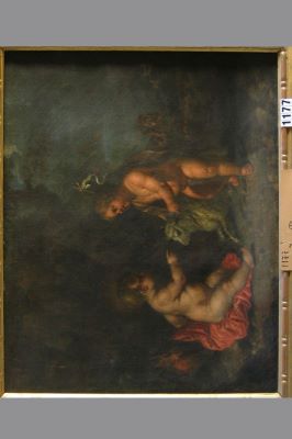 pictură de șevalet - Thomas, Jan (în registrul inventar: Jan Thomas); Christos și Ioan Botezătorul cu mielul