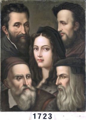 pictură de șevalet - Popp, Mișu; Grup de portrete