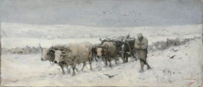 Pictură de șevalet - Grigorescu, Nicolae; Care cu provizii