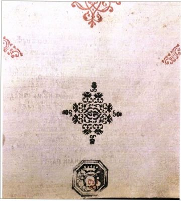 Carte religioasă - Sfântul Ioan Damaschin - autor; Mihai Cantacuzino, spătarul Țării Românești - editor; Mihail Iștvanovici, ipodiacon - tipograf; Octoih