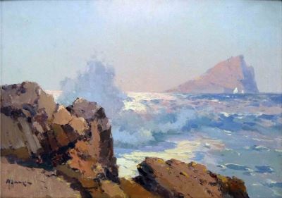 pictură de șevalet - Hanzen, Alexei Vasilievici; Peisaj marin