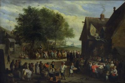 pictură de șevalet - Teniers, David cel Tânăr; Chermeză