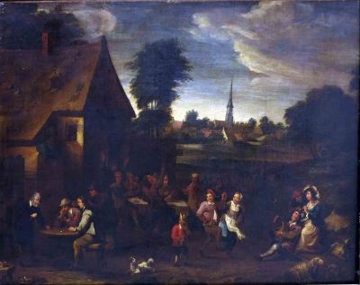 pictură de șevalet - Teniers, David cel Tânăr; Chermeză