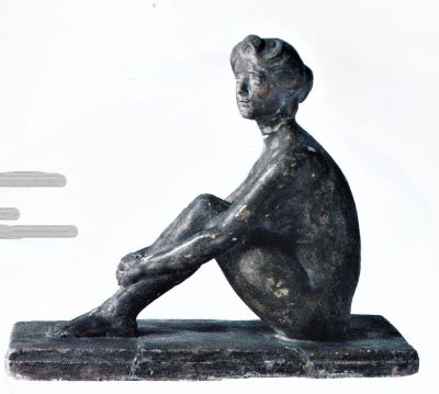 Ronde-bosse - Storck, Frederic; Femeie odihnindu-se