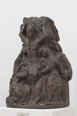 Relief - Ladea, Romul; Compoziție Crucifix