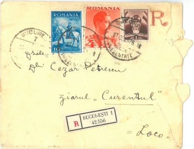 Scrisoare - Tonitza, Nicolae; Nicolae Tonitza către Cezar Petrescu