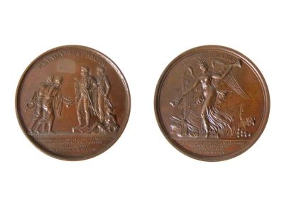 Medalie dedicată înfrângerii germanilor și austriecilor