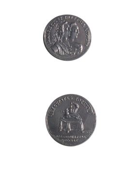 Medalie dedicată încoronării lui Francisc I și Mariei Teresia ca împărați romano-germani