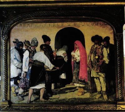 pictură de șevalet - Verona, Arthur; Botez