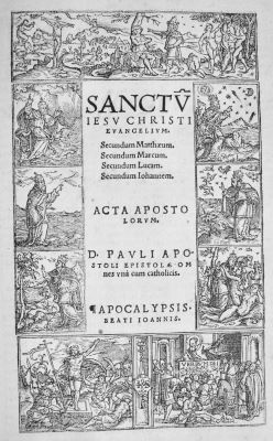 carte veche; Sanctum Jesu Christi Evangelium