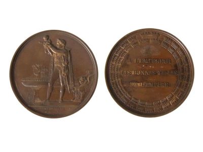 Medalie dedicată botezului regelui Romei