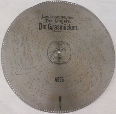 disc - Symphonion Musikwerke AG; perforat