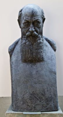sculptură - Han, Oscar; Bustul lui Nicolae Iorga