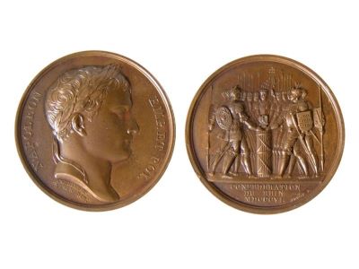 Medalie dedicată constituirii Confederației Rinului
